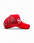 Salty - Mesh trucker cap - Red