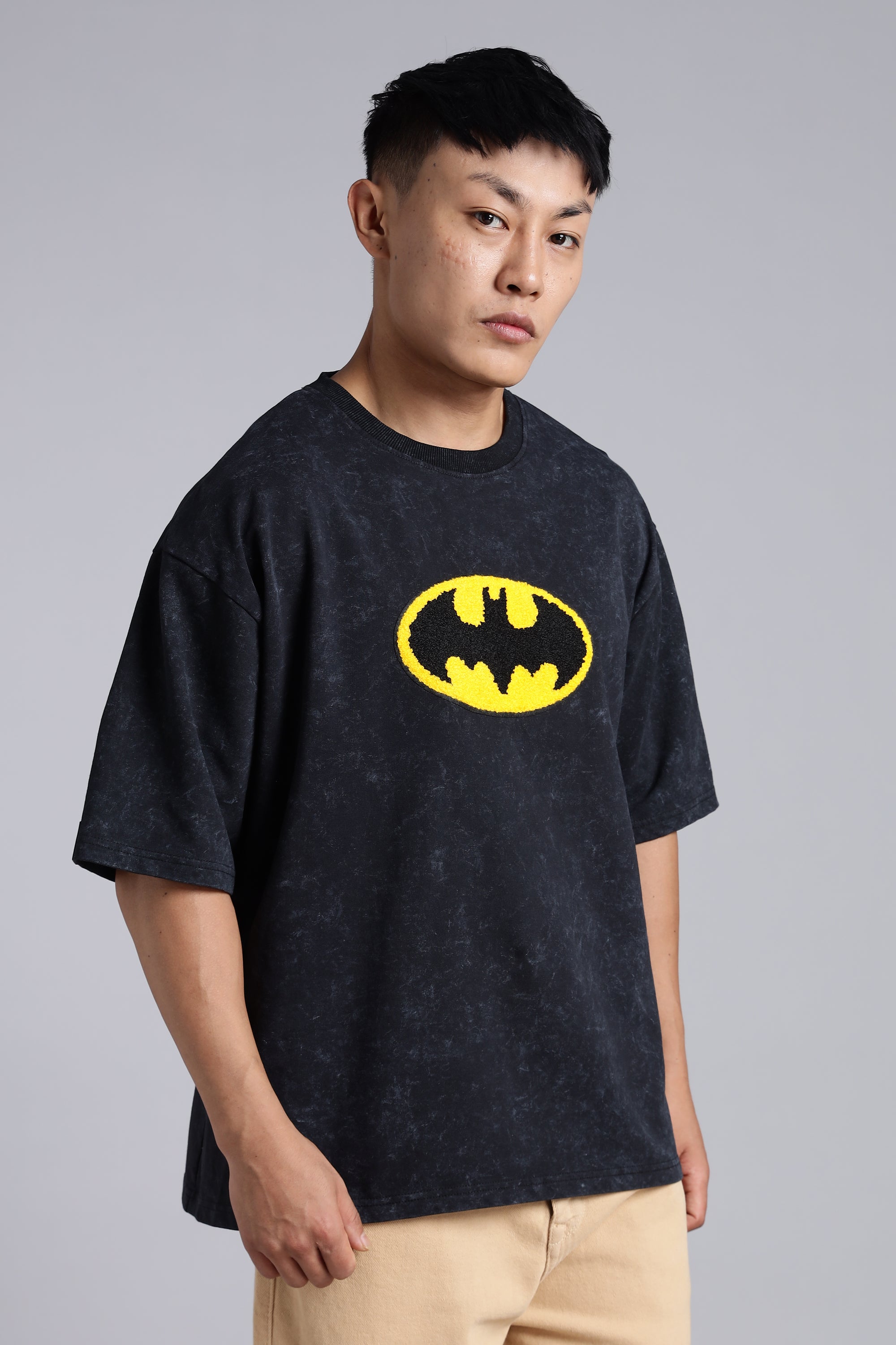 BATMAN - Acid Wash T Shirt