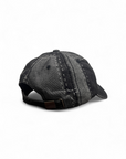 Squared up Denim Cap - Black
