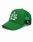 Green Leaf - Mesh Trucker Cap