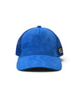 Suede Trucker cap - Solid Royal Blue