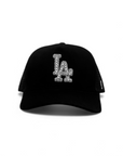 LA Rhinestone - Suede Trucker cap