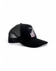Lonewolf - Black Suade Trucker Cap