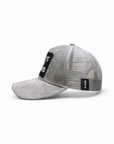 Cute But Psyco - Grey Suade Trucker Cap