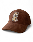 brown corduroy Baseball Cap for Men and Women