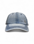 Squared up Denim Cap - Blue