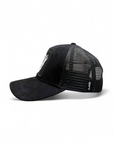 Lonewolf - Black Suade Trucker Cap