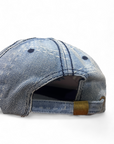 Squared up Denim Cap - Blue