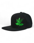Green Leaf - Hip Hop Cap