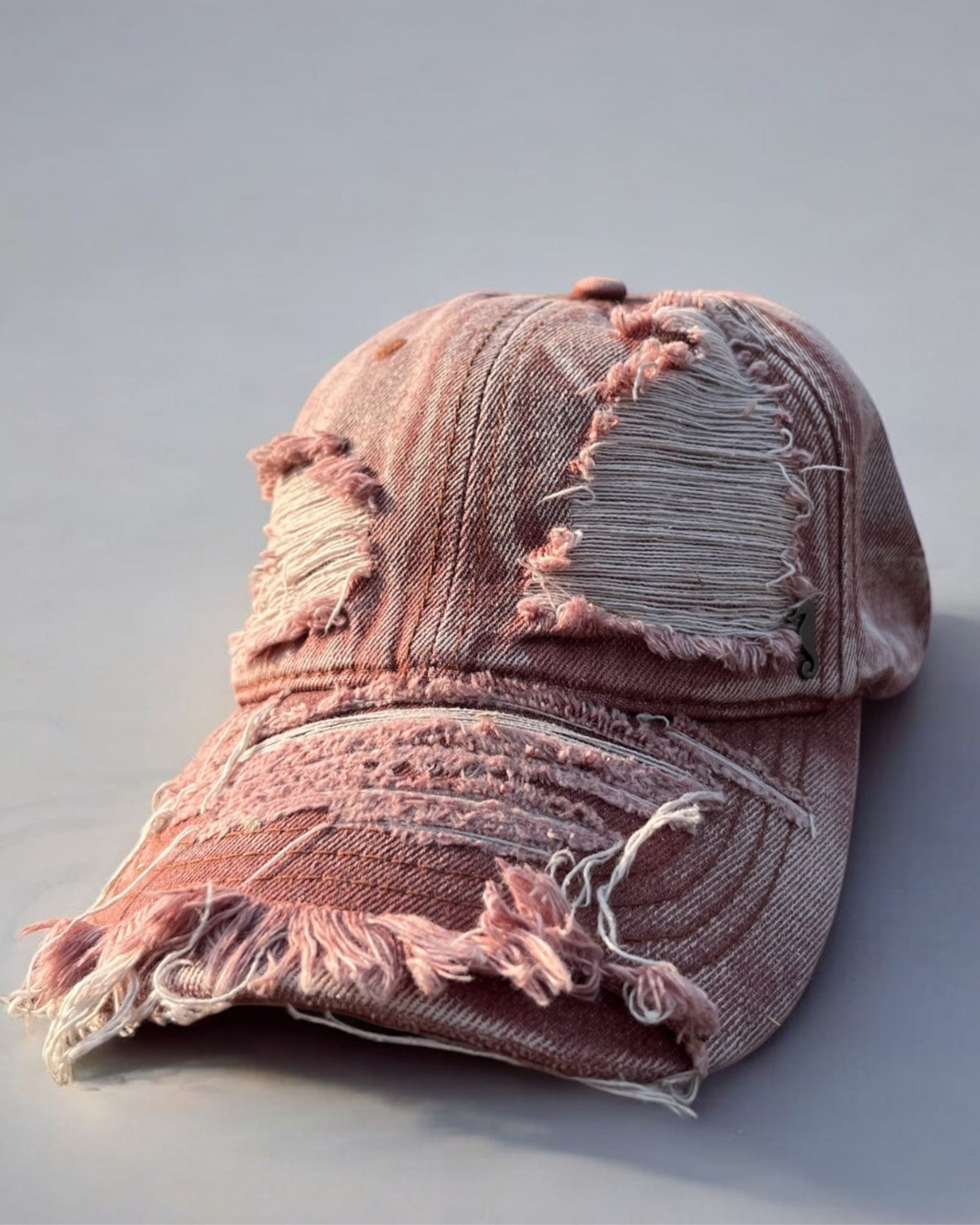 Ripped Denim Caps