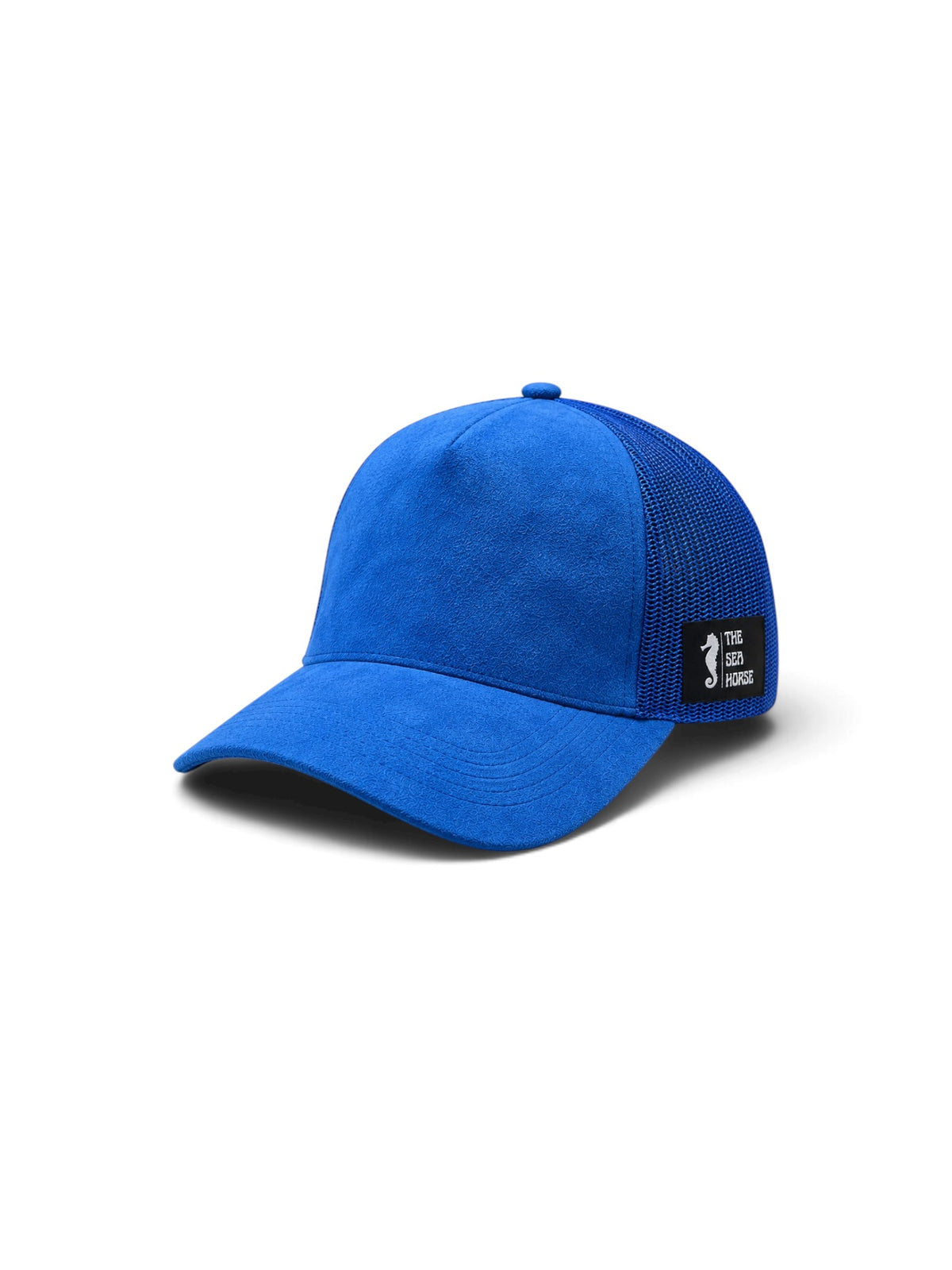 Suede Trucker cap - Solid Royal Blue