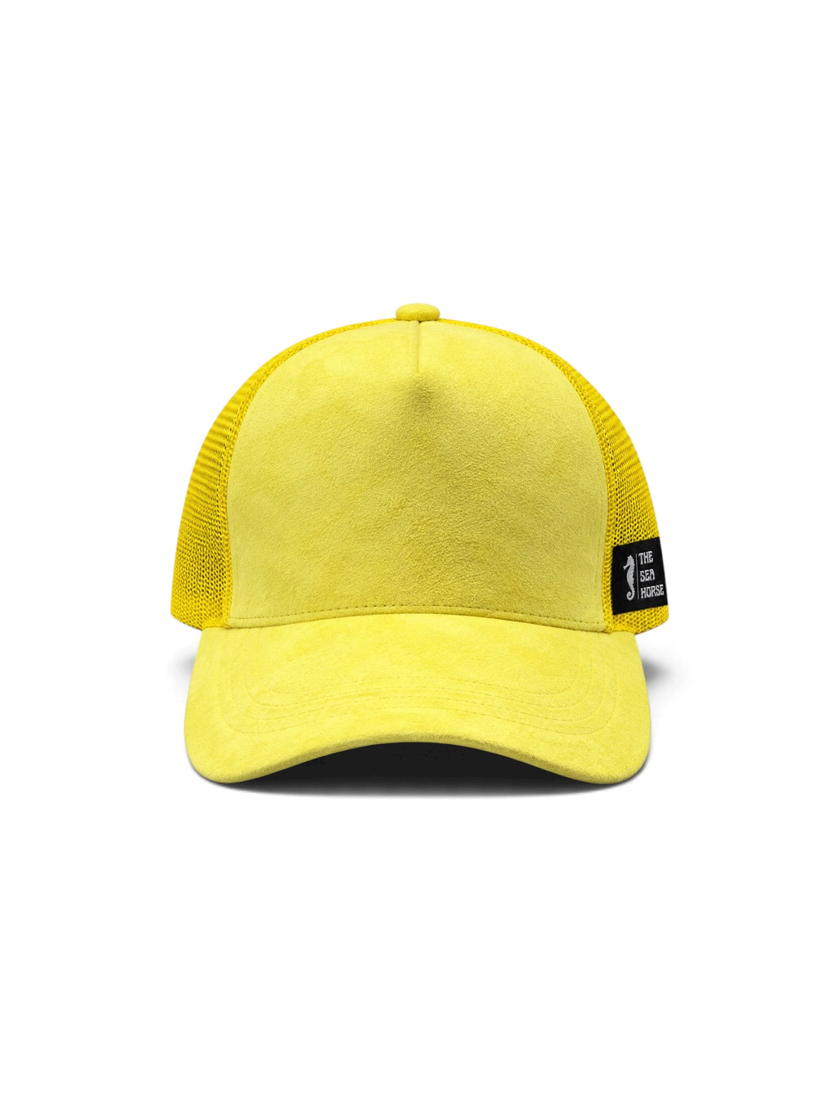Suede Trucker cap - Solid Lemon Yellow