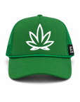 Green Leaf - Mesh Trucker Cap