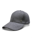 Gray baseball cap woolen Fabric