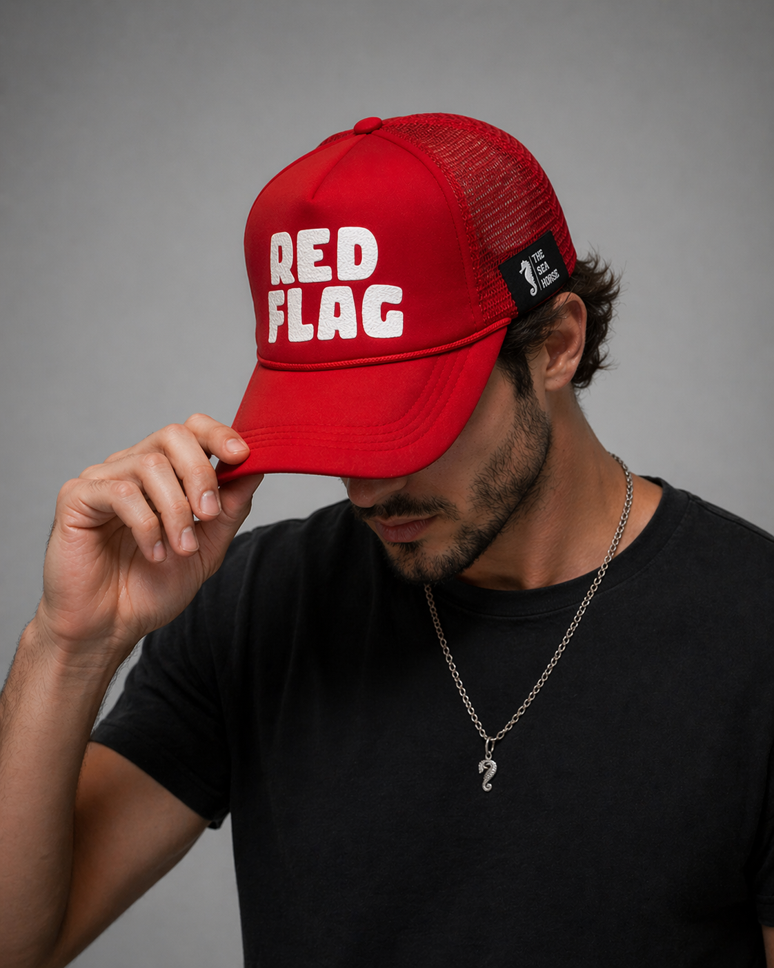 Red Flag - Mesh Trucker Cap