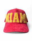 MIAMI - Red Suade Trucker Cap