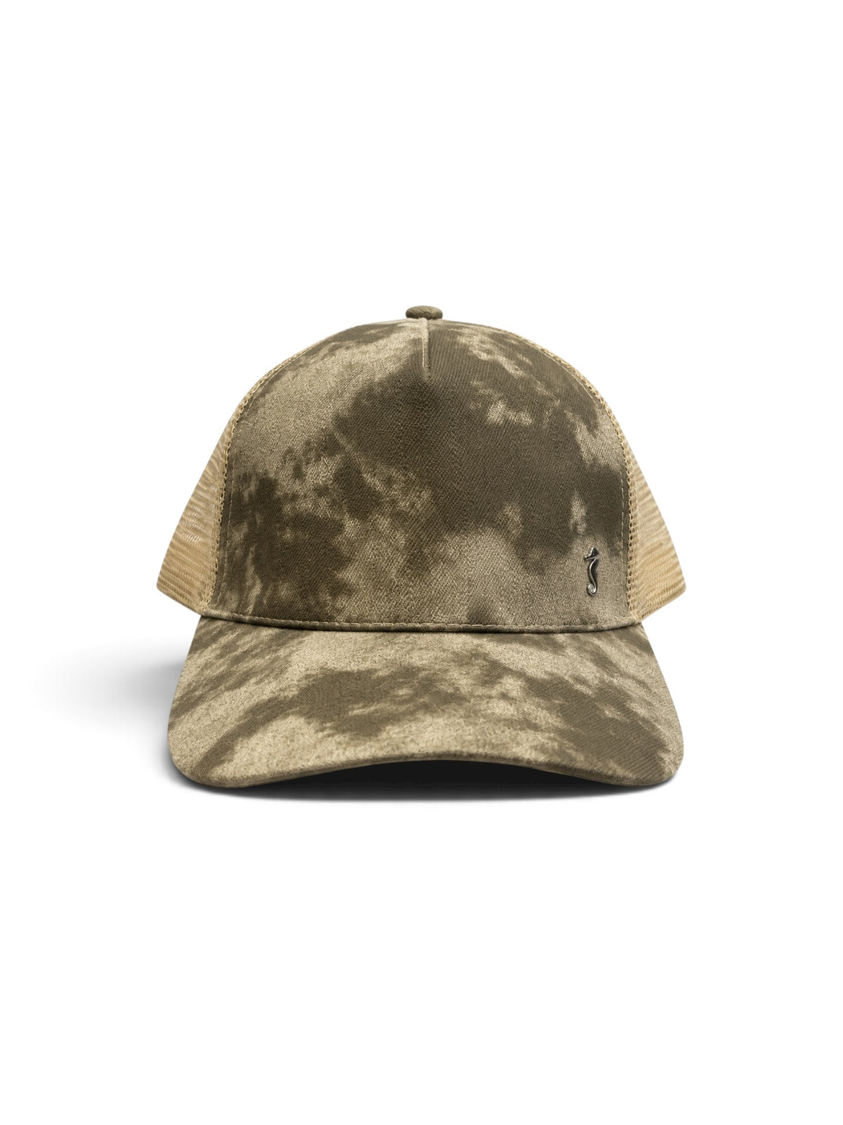Tie and Dye Trucker Cap - Caramel Brown