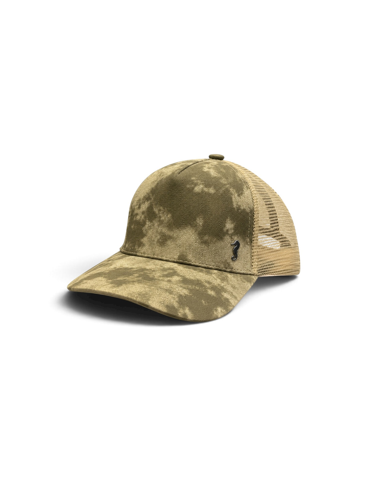 Tie and Dye Trucker Cap - Caramel Brown