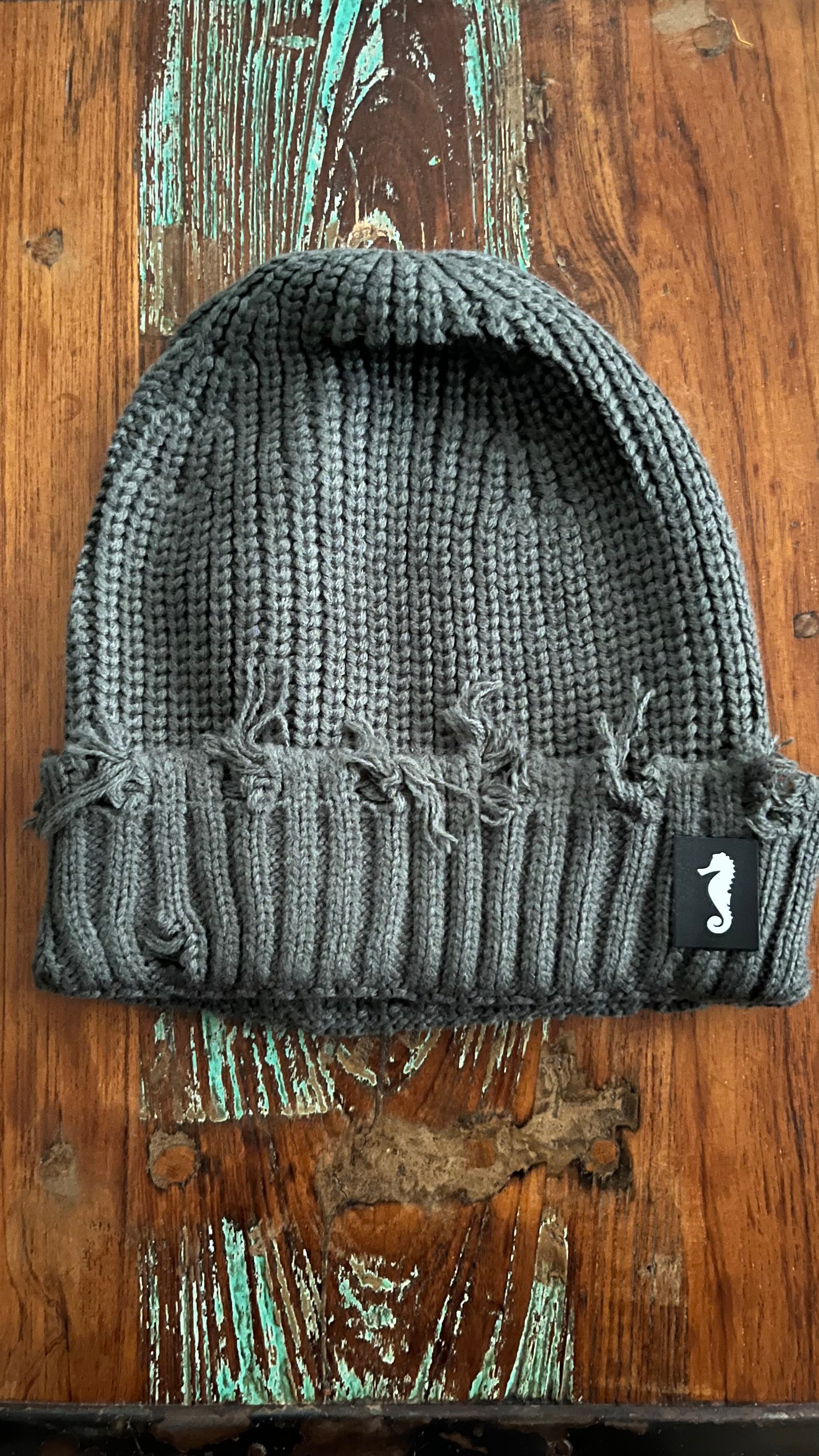 Imperfect Beanie - Greyish Green