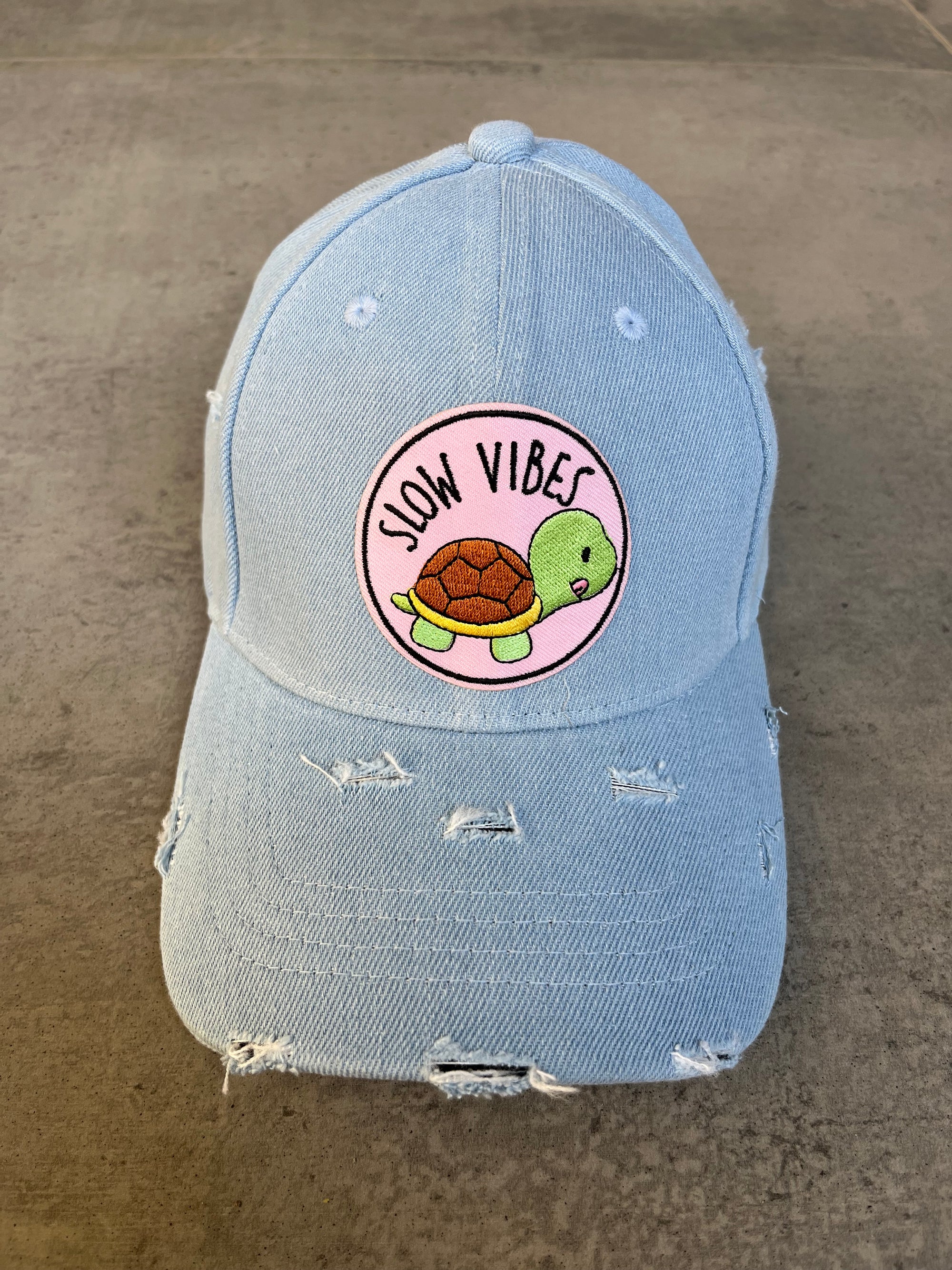 Slow Vibes - Denim Cap