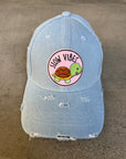 Slow Vibes - Denim Cap