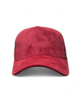 Suede Trucker cap - Solid Red