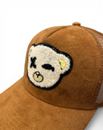 Punk Bear - Brown Suede Cap