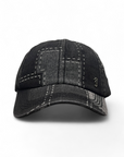 Squared up Denim Cap - Black