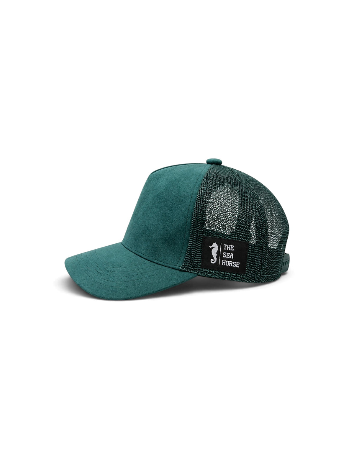 Suede Trucker cap - Solid Jungle Green