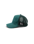 Suede Trucker cap - Solid Jungle Green