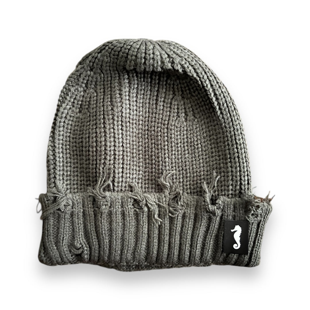 Imperfect Beanie - Greyish Green