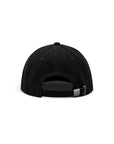 Two Tone Corduroy Snapback Cap - Black