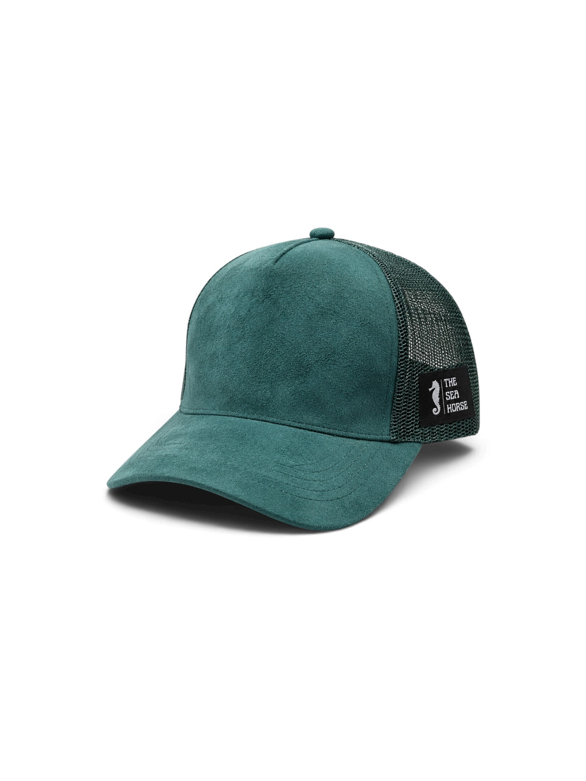 Suede Trucker cap - Solid Jungle Green