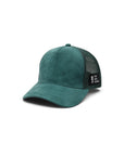 Suede Trucker cap - Solid Jungle Green