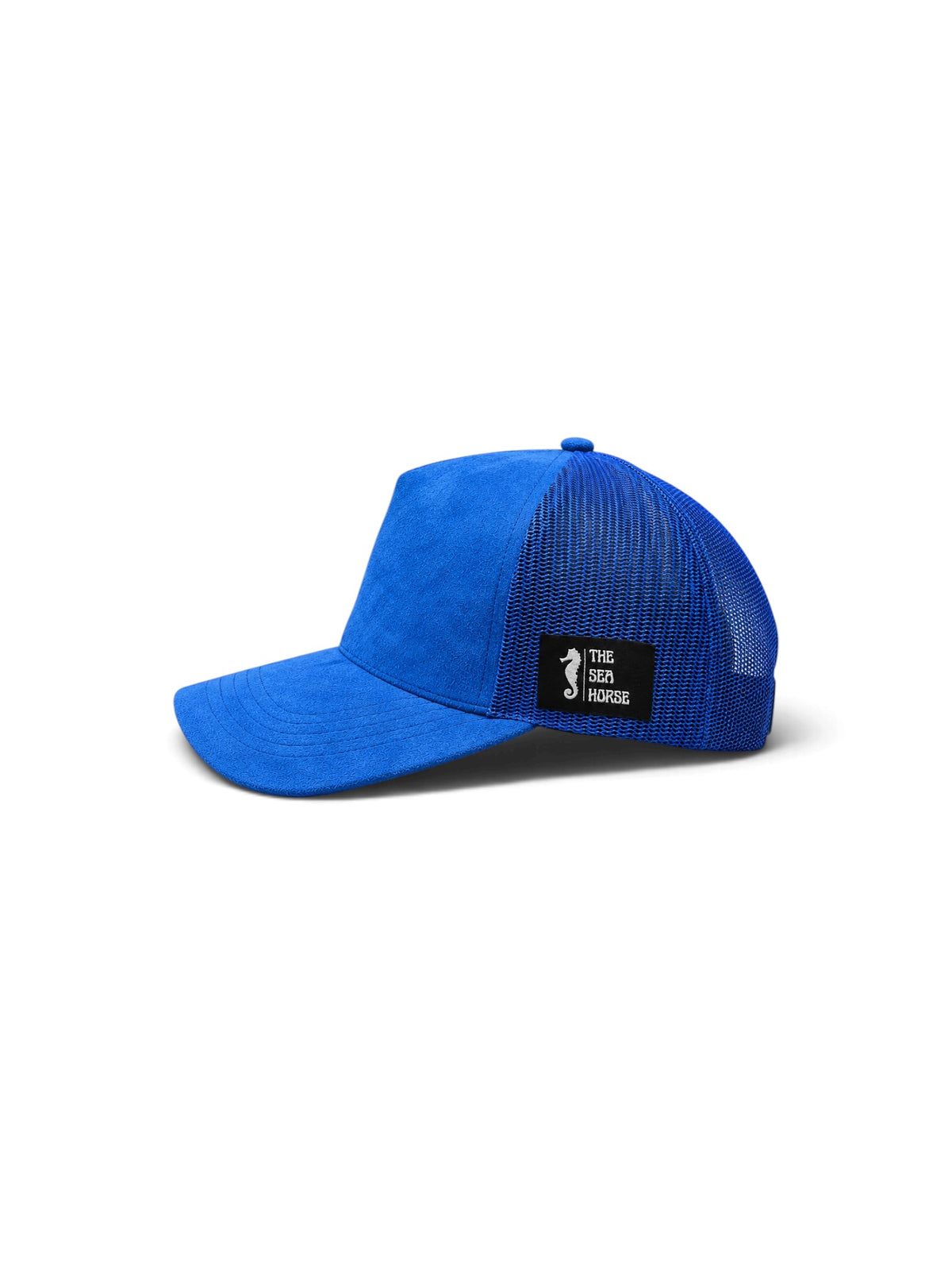 Suede Trucker cap - Solid Royal Blue