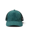 Suede Trucker cap - Solid Jungle Green