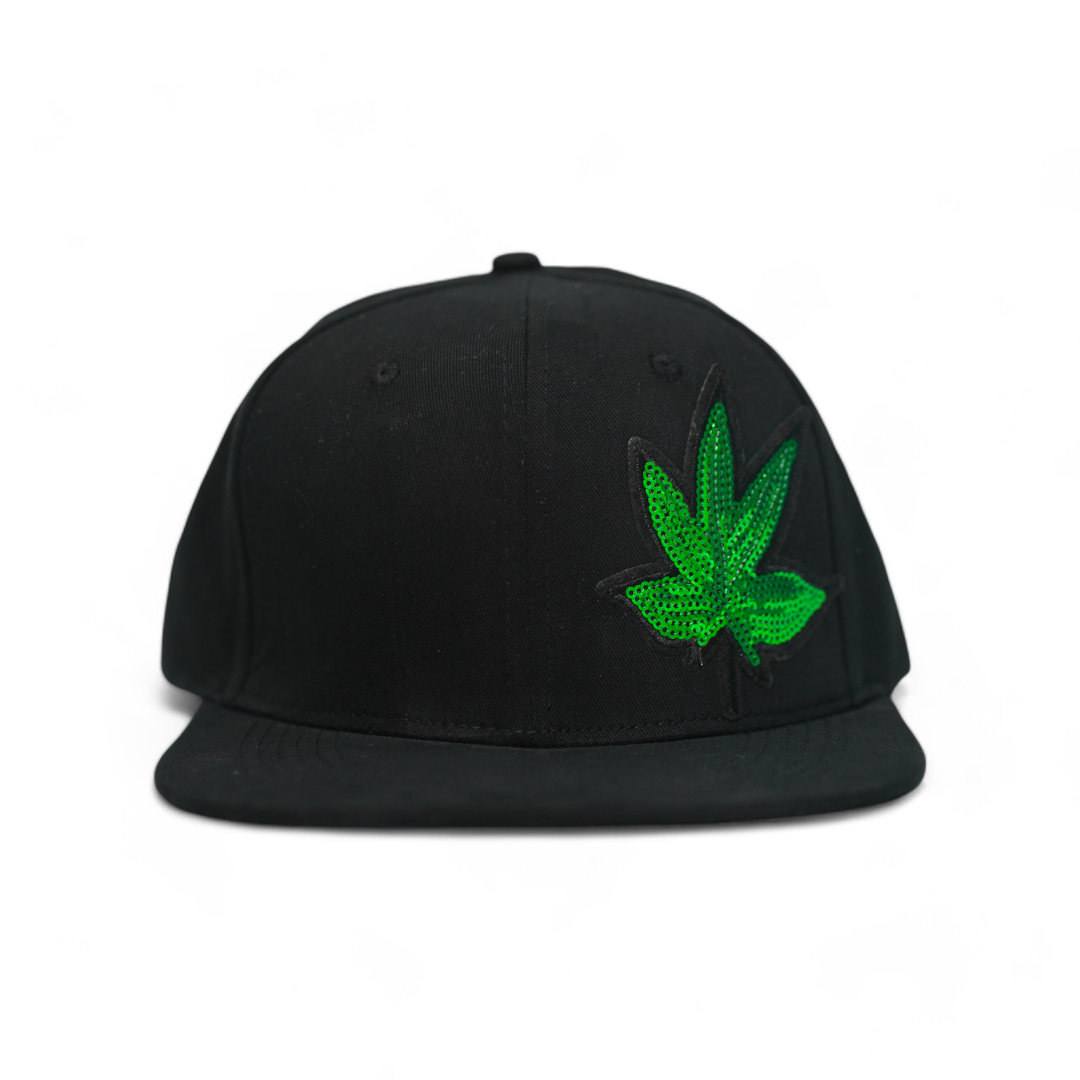 Green Leaf - Hip Hop Cap