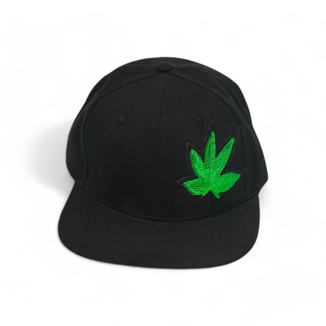 Green Leaf - Hip Hop Cap