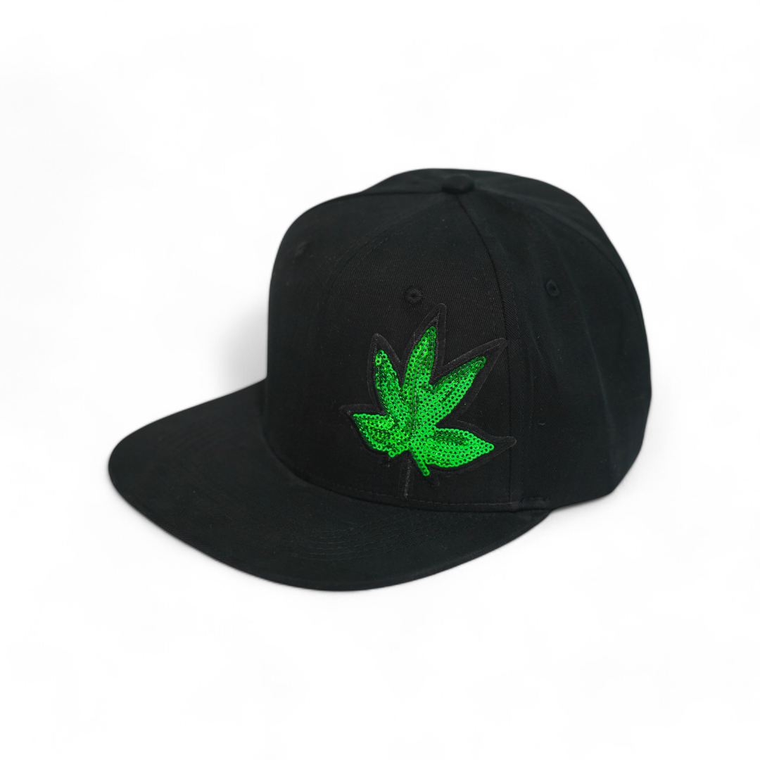 Green Leaf - Hip Hop Cap