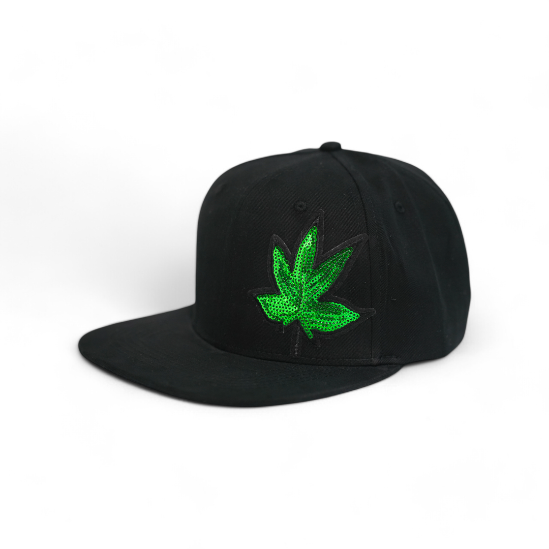 Green Leaf - Hip Hop Cap