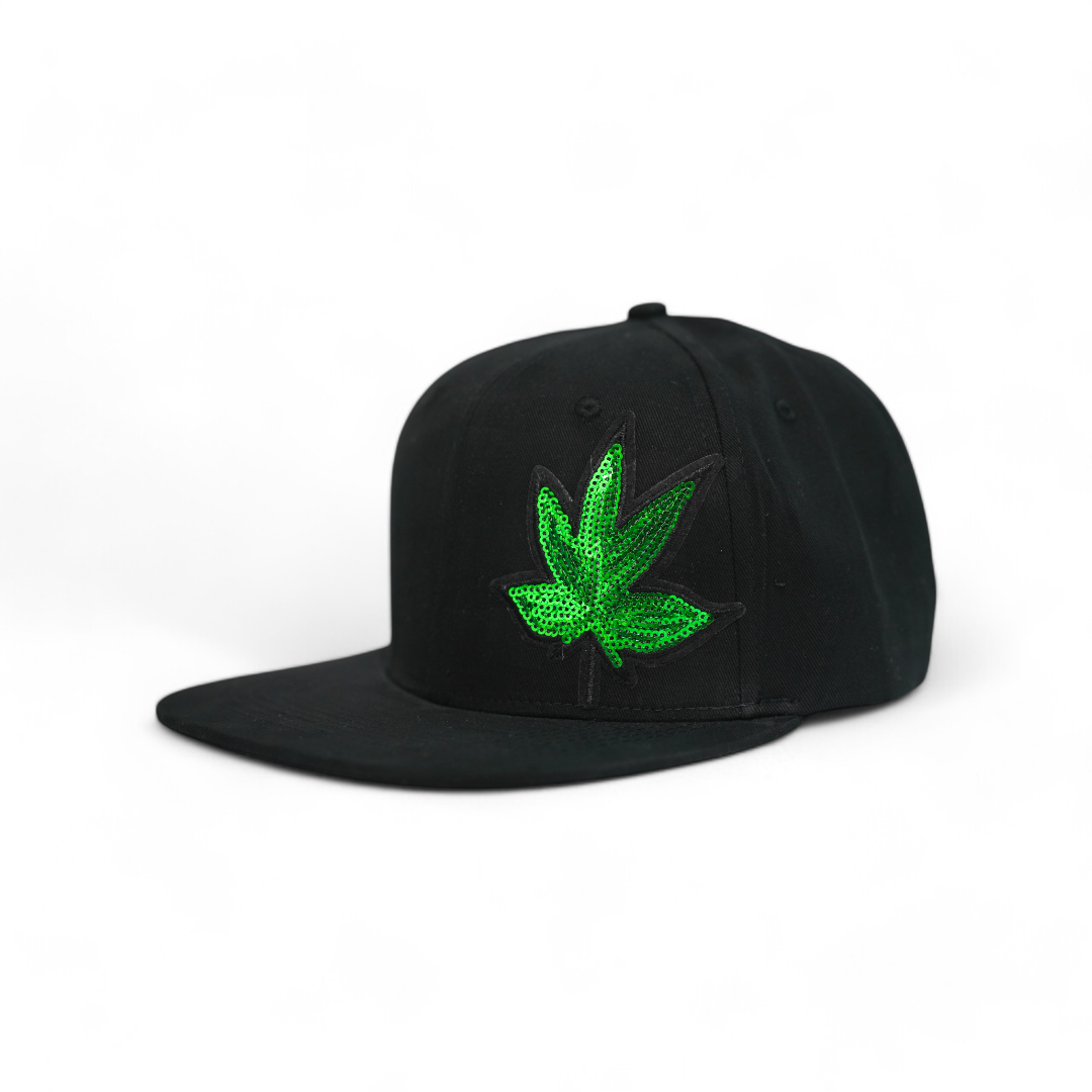 Green Leaf - Hip Hop Cap