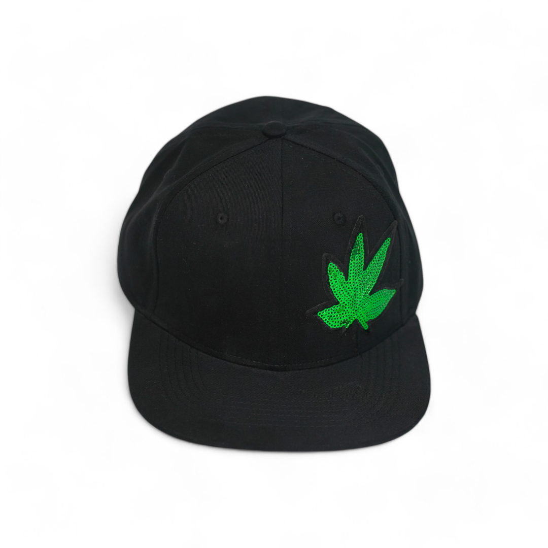 Green Leaf - Hip Hop Cap