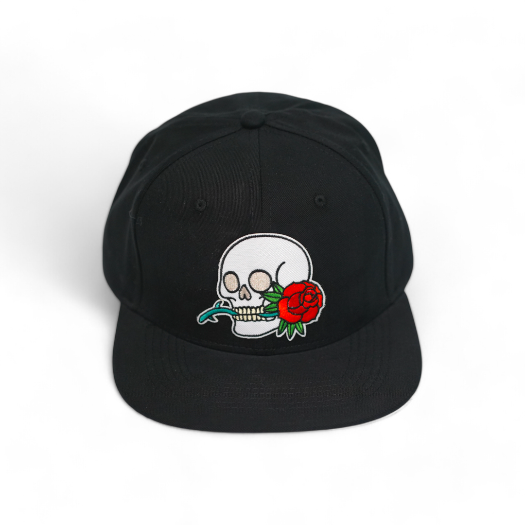 Skull & Roses - Hip Hop Cap