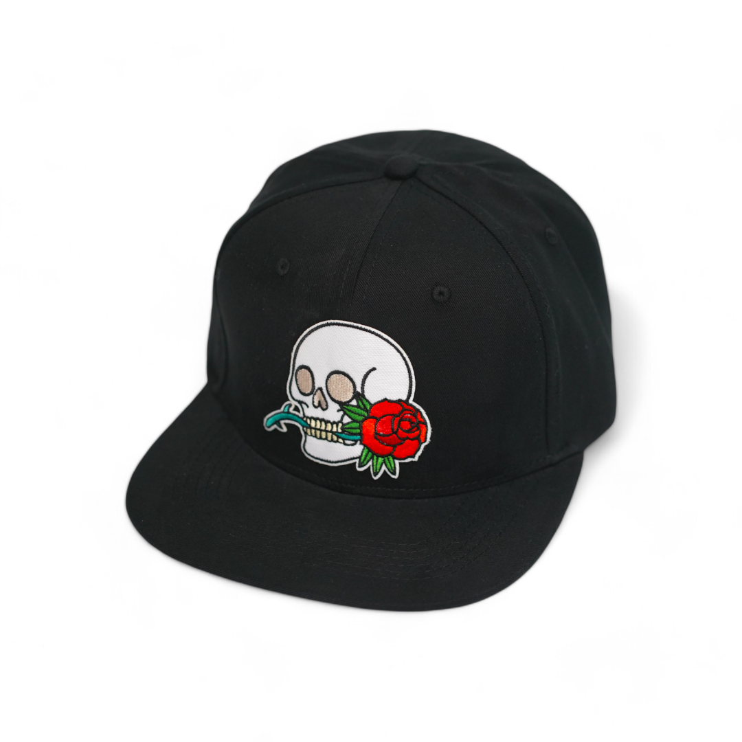 Skull & Roses - Hip Hop Cap