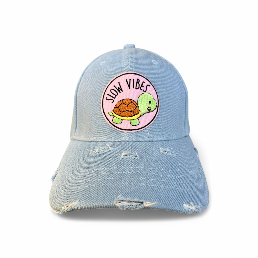 Slow Vibes - Denim Cap