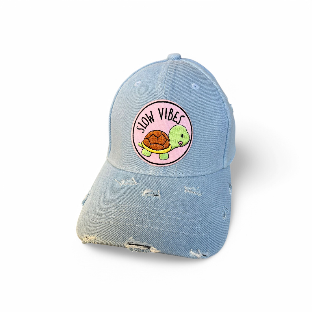 Slow Vibes - Denim Cap